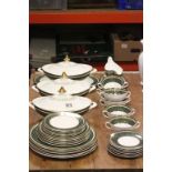 Royal Doulton "Vanborough" part dinner service to include; Tureens, Sauce Boat, Plates etc