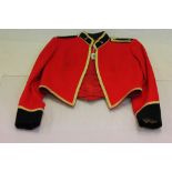 Regimental Ladies Red Dress Jacket made by J A Orford together with a Dress