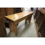 Handmade Oak Bench