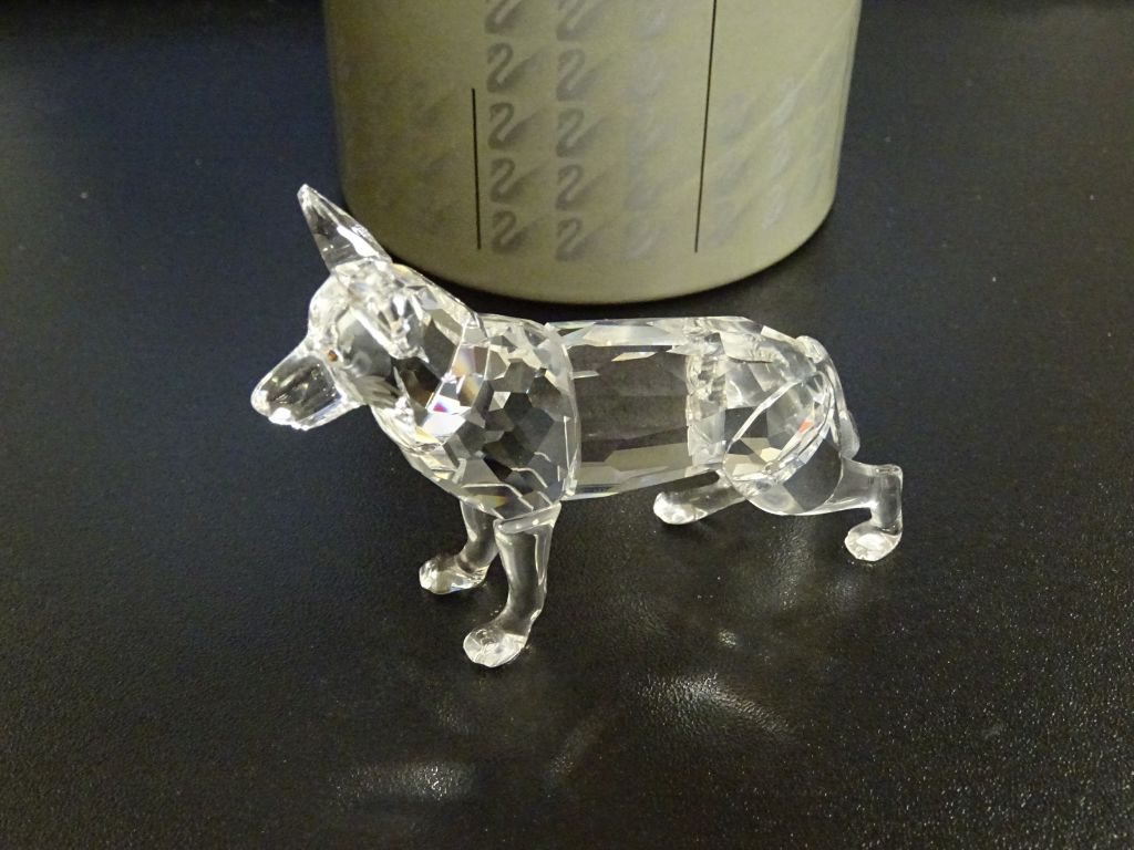 Boxed Swarovski Silver Crystal German Shepherd 235484 - Image 2 of 3