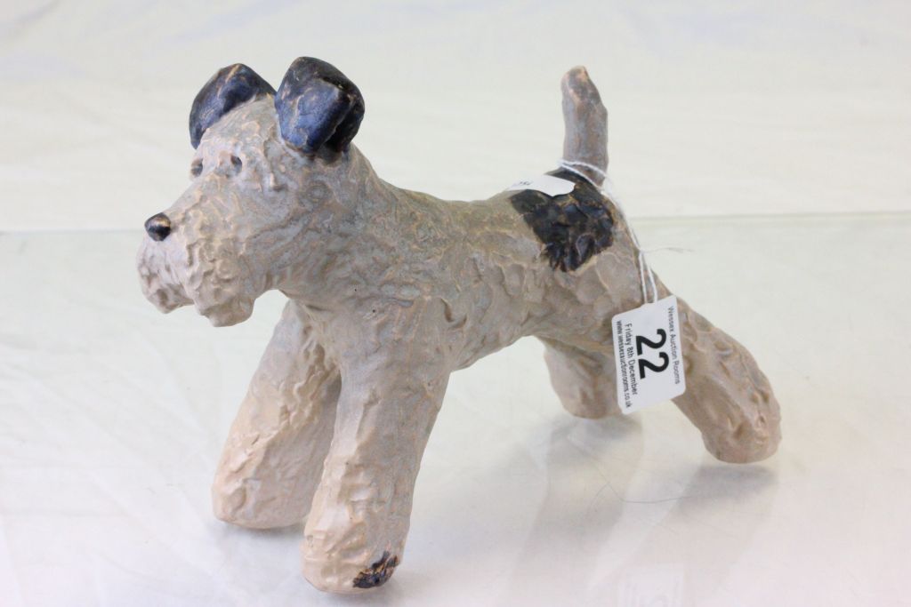 Bourne Denby Scottie dog by Alice Teichner - Image 2 of 7