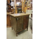 1930's / 40's Leatherette Covered Music Cabinet