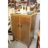 Mid 20th century Oak Music Cabinet with Two Doors