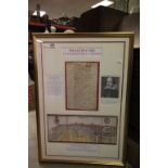 Framed and glazed pub display "Shakespeare in Elizabethan London"