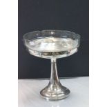 WMF Art Nouveau fruit bowl with glass liner