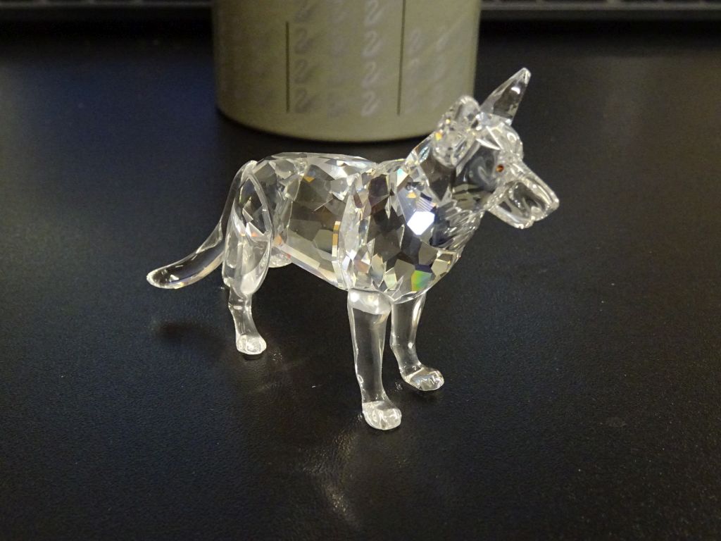 Boxed Swarovski Silver Crystal German Shepherd 235484 - Image 3 of 3