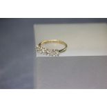 Five Stone 18k Diamond Ring of approx. 68ct Diamonds in total