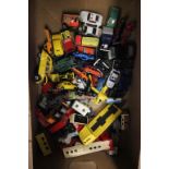 Box of playworn Diecast vehicles