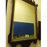 Georgian pier mirror, gilt decorated 12" long x 18" tall, the boarder have suffered some loss