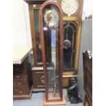 Domed topped skeleton clock, modern version of an antique style clock with a pendulum and single