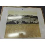 John Brunsdon, a f/g limited edition etching, entitled Welsh Village Autumn, No:6 of 150 signed in