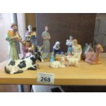 Decorative Nativity Scene made from china