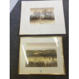 Kathleen Caddick, limited edition coloured etching Apple Orchard, 105/150 13" x 10" f/g, and a