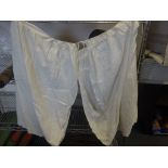 Queen Victoria, c1890-1900 a pair of QUEEN Victoria's' Bloomers made from the softest pure silk type