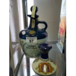 China decanter, a flagon containing Lambs Navy Rum, to celebrate the marriage of Prince Andrew and