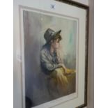 Gordon King a superb f/g limited edition print, entitled Hidden Thoughts signed Gordon King and No: