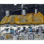 Roy DAVEY (b.1946), Acrylic on board, Cornish Cottages, Signed ROY, 9.5" x 11.5" (24.1cm x 29.2cm)