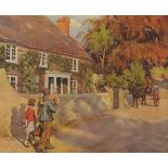 †Stanhope A. FORBES (1857-1947), Colour print, 'An Old Cornish Manor', Signed in pencil, 9.25" x