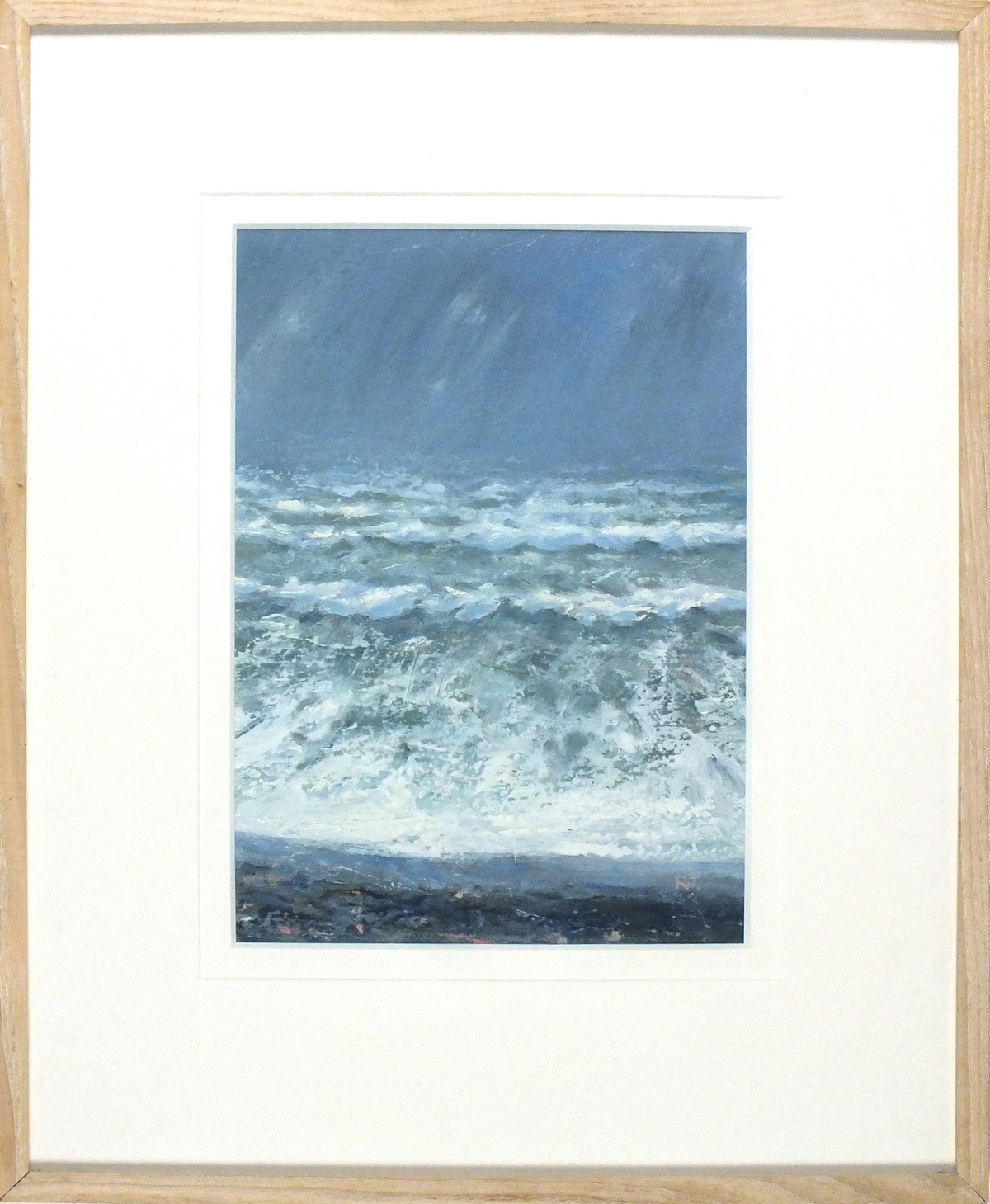 Robert JONES (b.1943), Oil on board, 'Atlantic Gales', Inscribed, signed & dated 2008 to verso, - Image 2 of 2