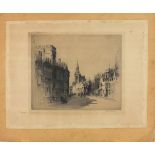 Gyrth RUSSELL (1892-1970), (Canadian School), Monochrome etching, Signed in pencil to margin,