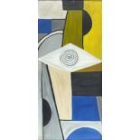 †Attributed to Sir Terry FROST (1915-2003), Acrylic on canvas, Untitled Abstract, Printed label