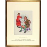 † Donald McGILL (1875-1962), Watercolour with body colour, 'Gosh, That Was A Bad Accident In