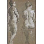 †Augustus Edwin JOHN (1878-1961), Pencil & chalk, Two Studies of a Female Nude, Signed & dated