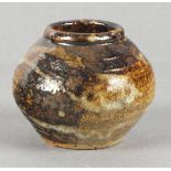 Kenilworth Studio Pottery salt glazed globular Vase, Impressed 'Kenilworth Pottery' mark to base, 3"