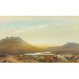 R W Holman (late 19th century), Moorland Landscape, Watercolour, Signed lower right, 10.5" x 17.