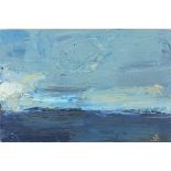 Judy BUXTON (British b.1961) 'Sea Blues II', Oil on board, Signed, titled & dated 2005 verso, Signed