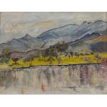 Sir Harold GILLIES (New Zealand School/British 1882-1960) 'The Lake at Cali, Colombia, S.America',