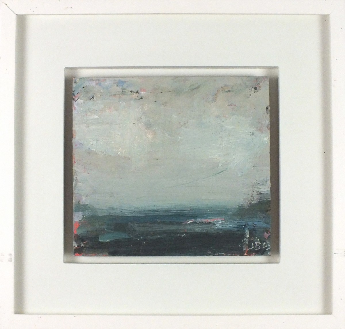 Judy BUXTON (British b.1961) 'Prussian Sea', Oil on board, Signed, titled & dated 2003 to verso, - Image 2 of 2