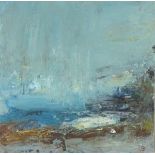 Judy BUXTON (British b.1961) 'Carleon Cove - Pressing Tide', Oil on board, Signed & titled verso,