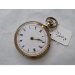 A rolled gold gents pocket watch