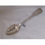 Exeter – fiddle pattern table spoon 1833 by IP 50g