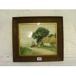 Initialled T.K. 1905 – A Country cottage 9” x 11”