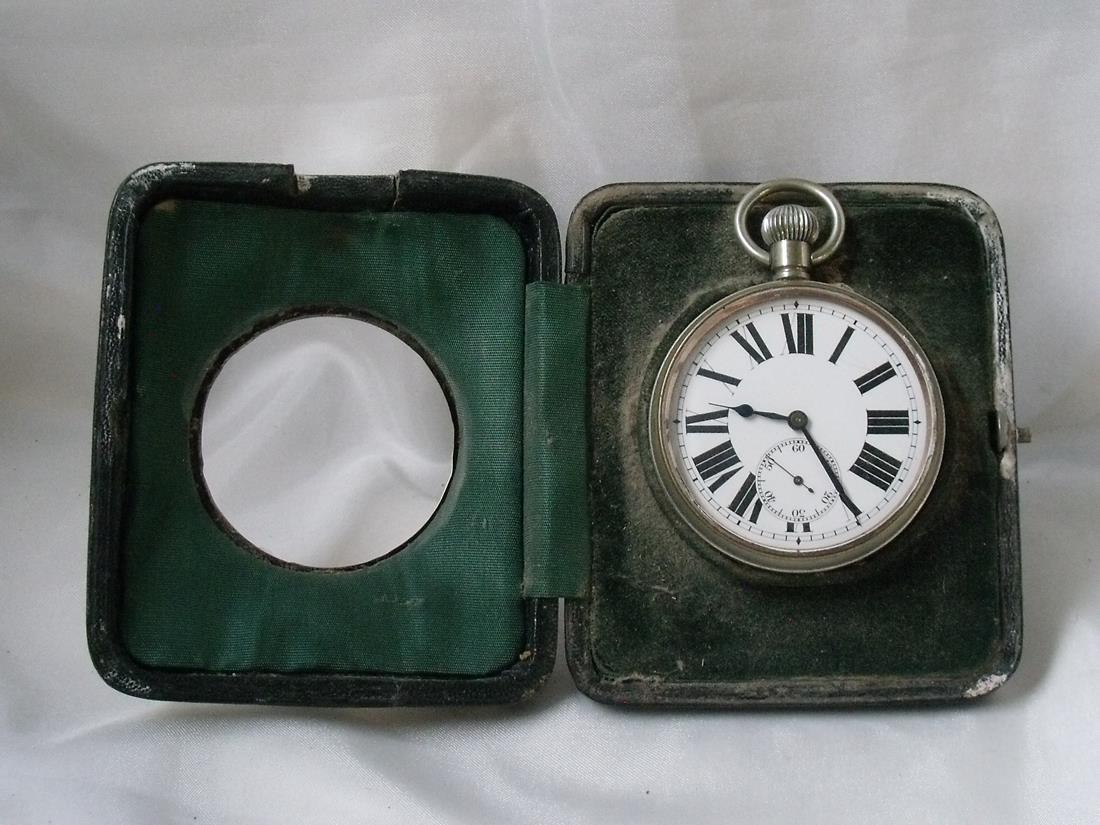 A Goliath pocket watch in case 4.5” high Birm - Image 4 of 4