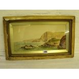 Edward D Percival – North Devon coast 6 ½ “ x 13 ½ “ signed