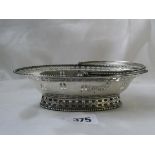 Georgian oval bon bon basket with pierced sides 6” wide by RP 100g