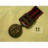 Victorian General Service medal 1885/87 & 1887/89 to Gnr. J. Hicks 4th Battalion