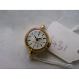 Ladies Omega 18ct gold 'Lady Matic' wrist watch