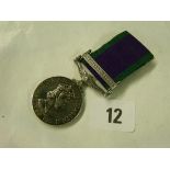 Northern Ireland campaign service medal with bar to Mne. J.N. Hending R.M.