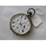 GENTS CONTINENTAL MULTI DIAL pocket watch