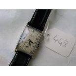 Gents 1930's Omega metal wrist watch