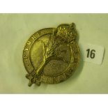 Gilded Welsh CYMRU A.M. Blyth badge