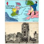 1916 Rising and other picture postcards postcards Four Valentines card of the 1916 Rising and a