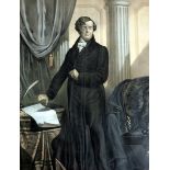 1873 Daniel O'Connell Refusing to Take the Oath of Supremacy A full-length portrait of 'The