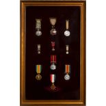 1854-1918 Family groups of medals, Crimean, Boer and First World Wars. Crimea Medal with bars for