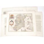 1654 Maps of Ireland by Joan Blaeu, from Theatrum or Novus Atlas. A set of six hand-coloured,