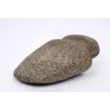 1000BC North American polished stione axe head A three-quarter grooved ware granite axe head. 5 x